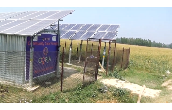 Oonati - community solar pump services for marginal farmers