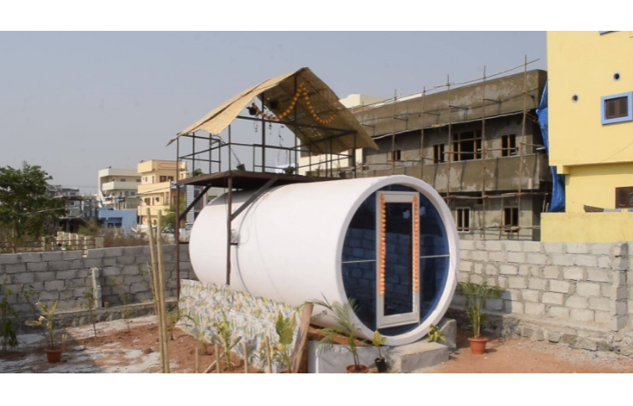 Telangana Girl Helps 200 Underprivileged Families by Building Low-Cost Homes From Sewage Pipes
