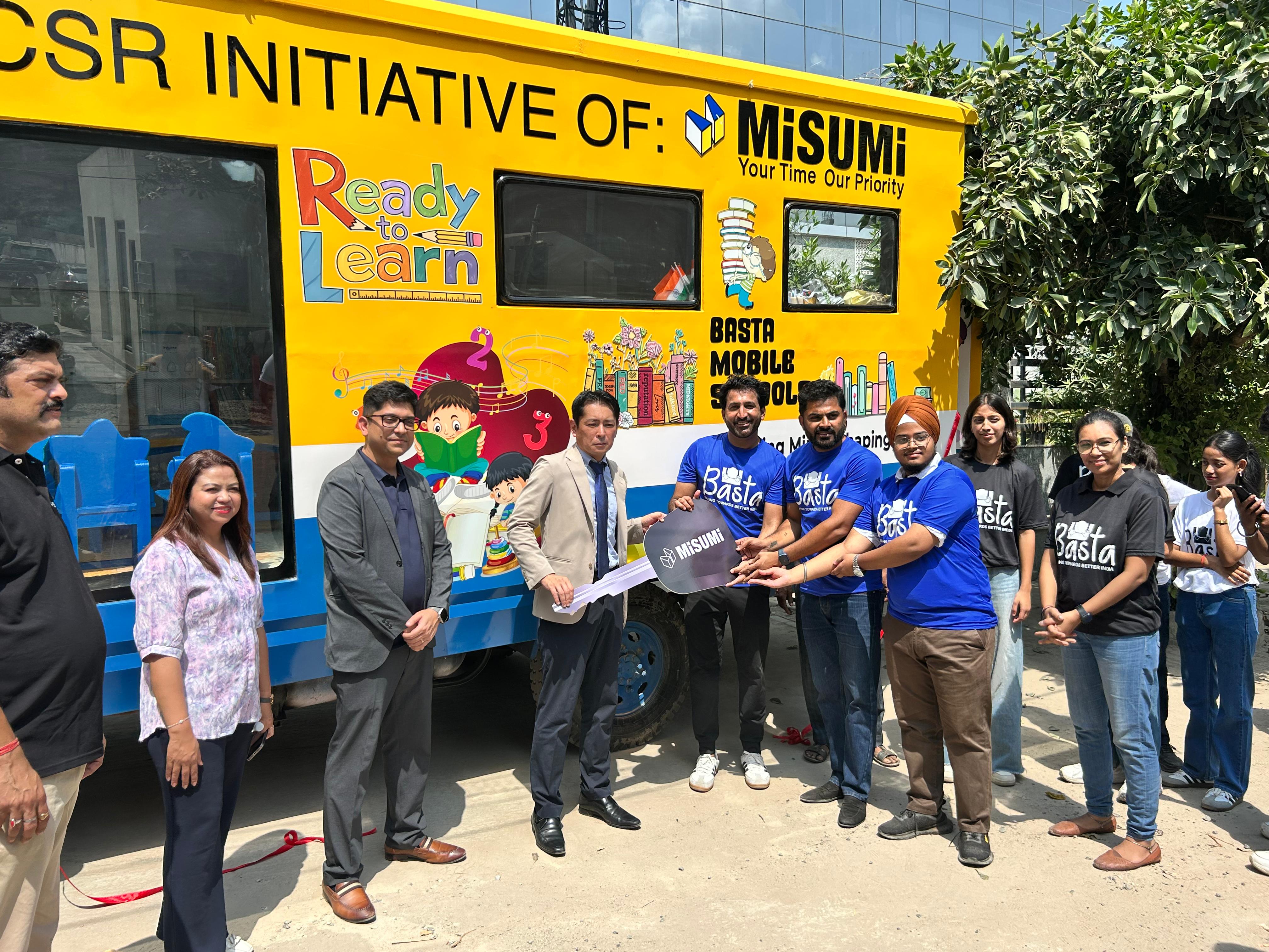 Driving Education Forward: MISUMI India Launches Mobile Vans for Underprivileged Students 
