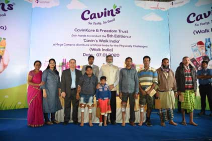 CavinKare Donates 102 Customised Artificial Limbs to Amputees in Assam